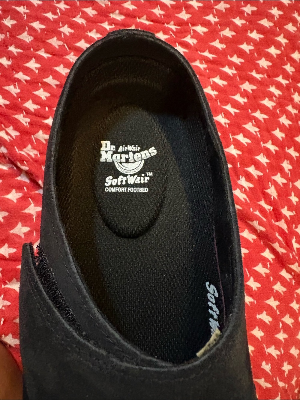 Dr. Martens Black Slip-On SoftWair Loafer
